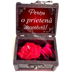 Cufar cu trandafiri Pentru o prietena deosebita